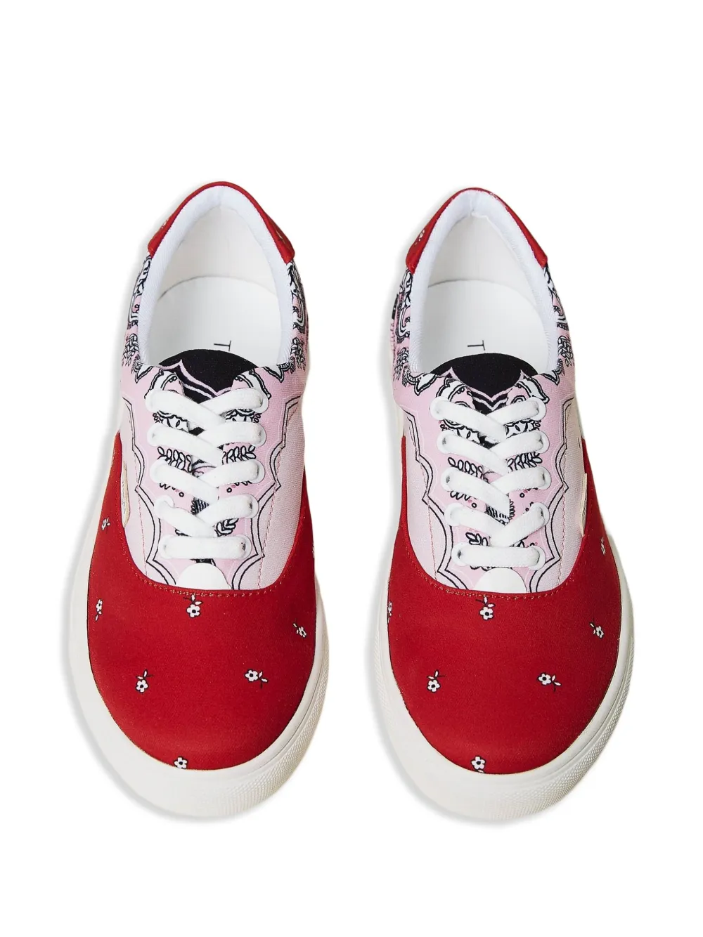 TWINSET Sneakers met bandanaprint Rood
