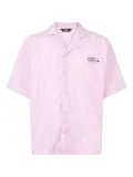 GCDS Wirdo Flames-print shirt - Pink