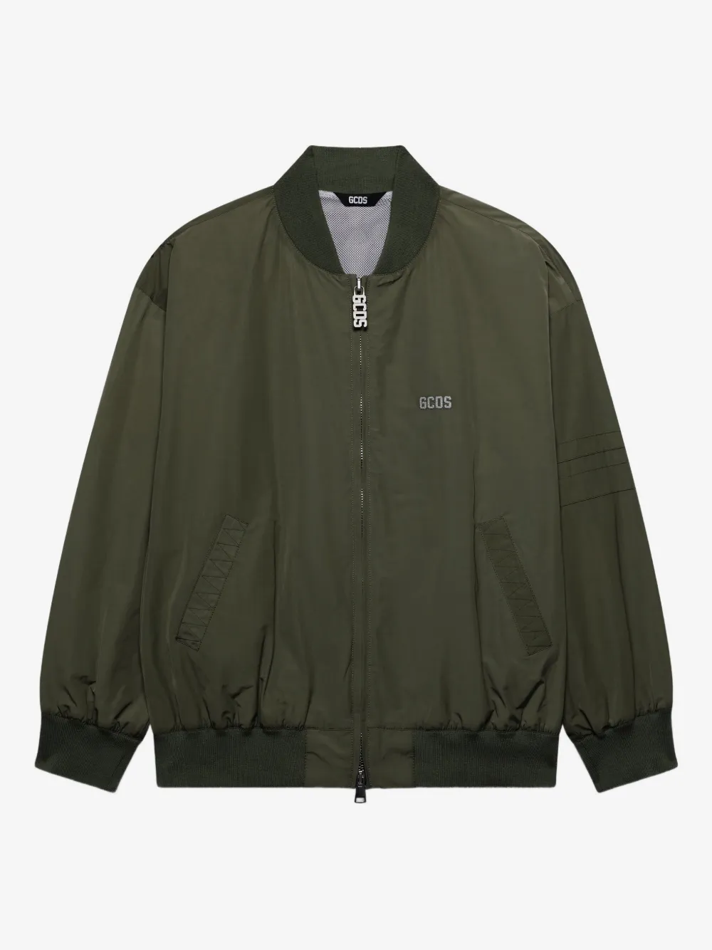 GCDS Varsity bomber jacket | Green | Image 1