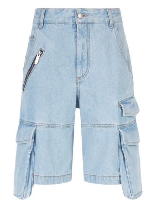 Short en jean à poches cargo - GCDS - Modalova