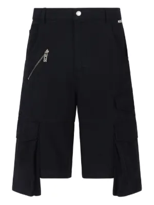 Rick Owens DRKSHDW Rick's Bela Cotton Shorts | Blue | FARFETCH