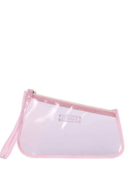 GCDS transparent clutch bag