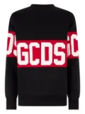 GCDS Band-logo crew-neck sweatshirt - Black
