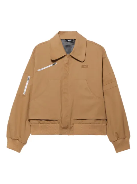 GCDS canvas shirt jacket
