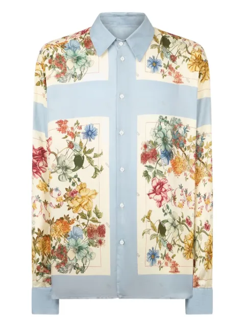 GCDS camisa con estampado floral