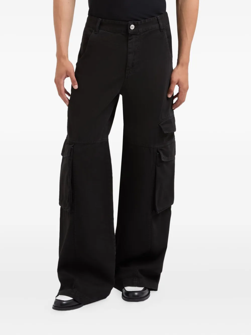 GCDS Ultracargo jeans Zwart