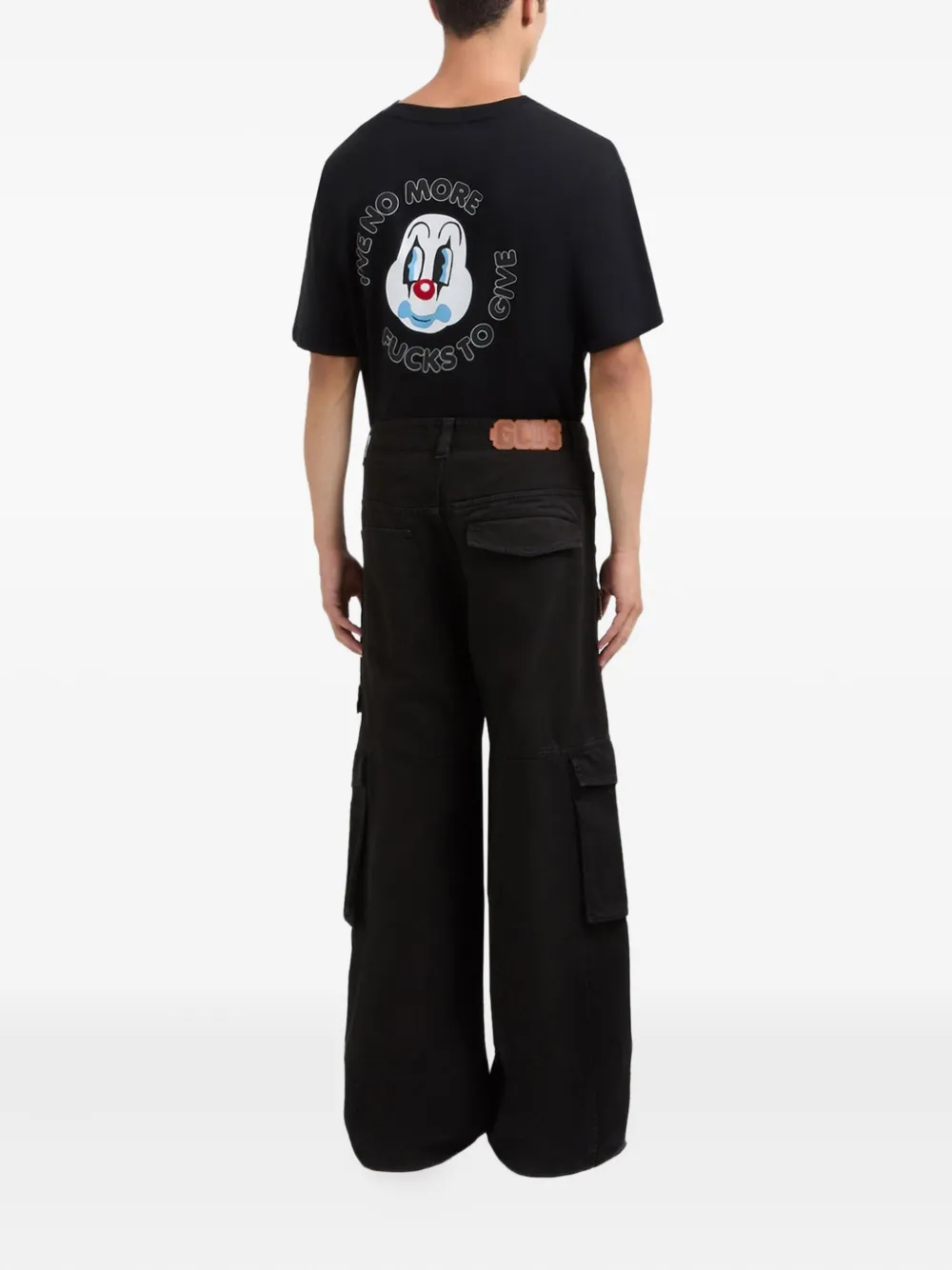GCDS Ultracargo jeans Zwart