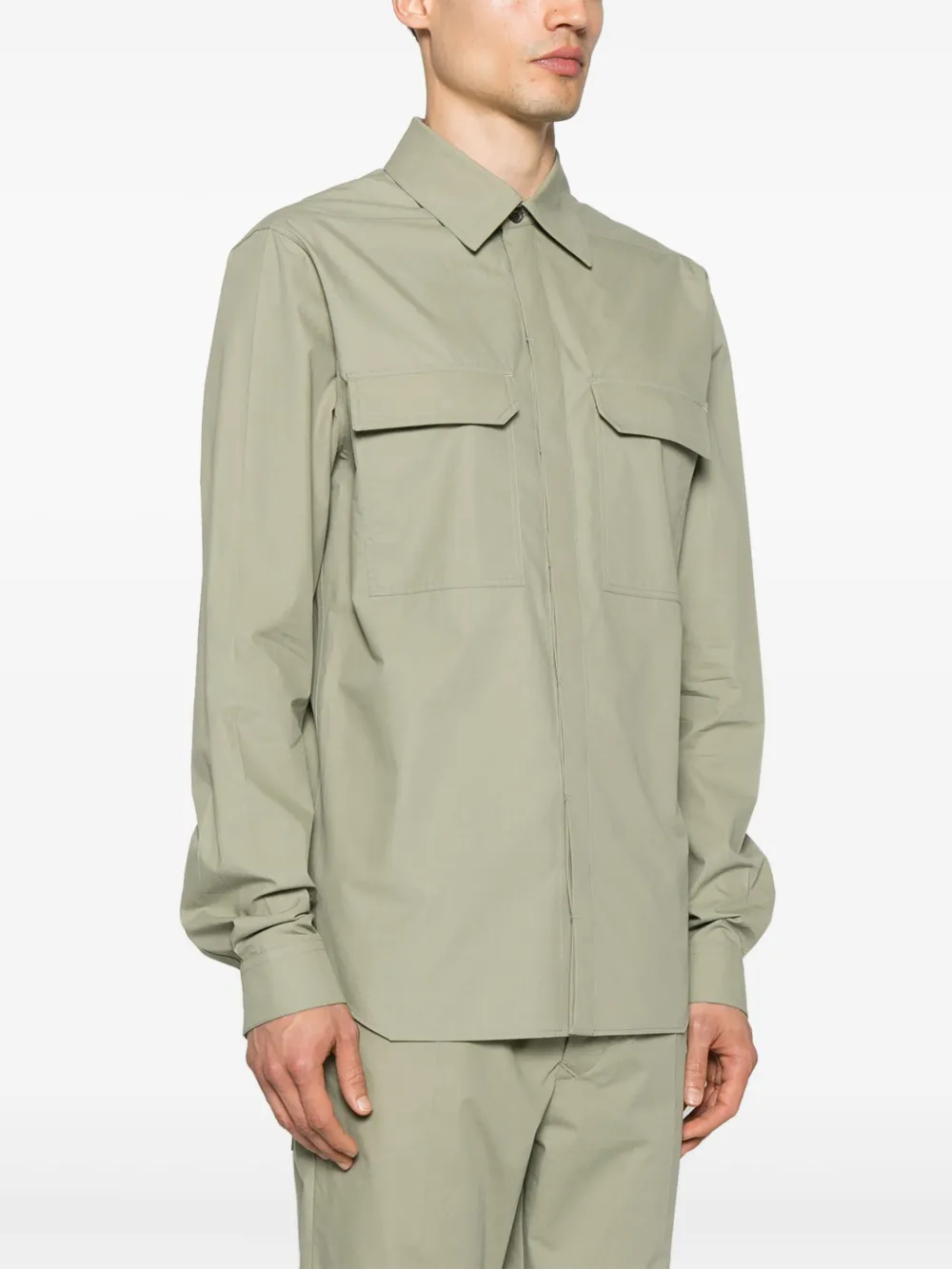Rick Owens Work overhemd Groen