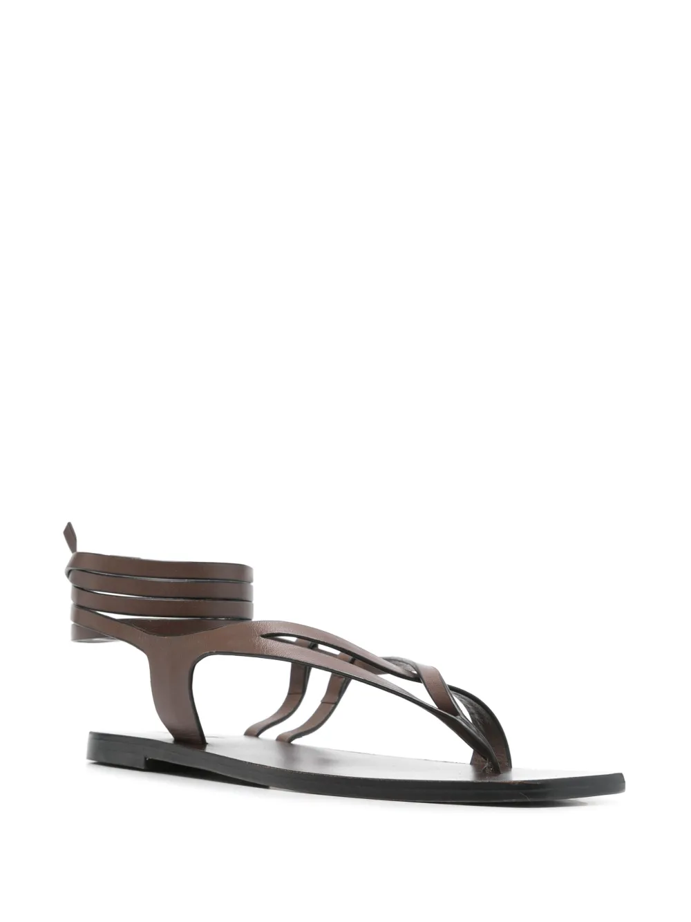 A.EMERY 242263WALNUT leren sandalen - Bruin