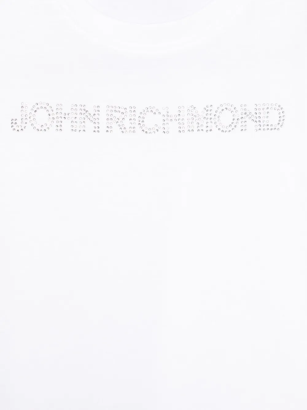 John Richmond Junior T-shirt verfraaid met logo Wit