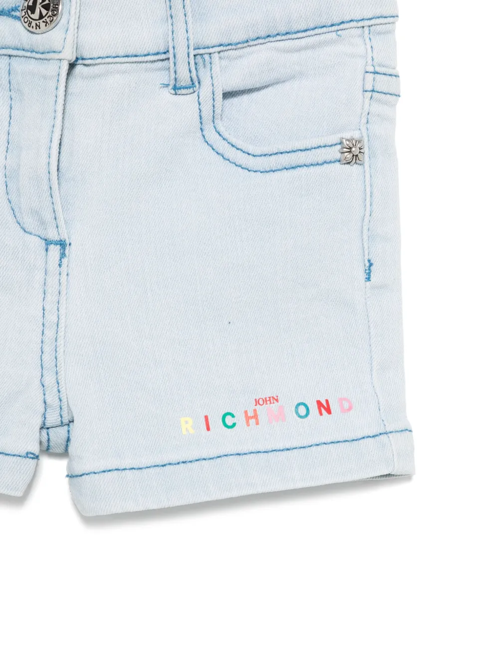 John Richmond Junior Spijkershorts Blauw