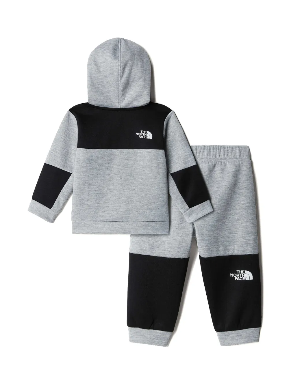 The North Face Kids logo-print tracksuit set - Grijs