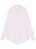 Forte Forte semi-sheer shirt - Pink