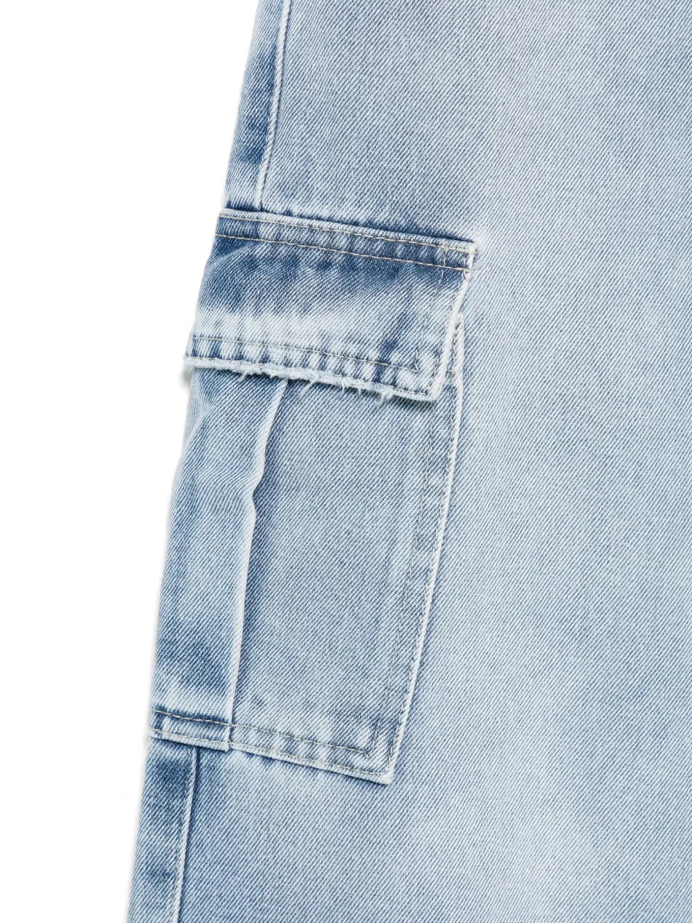 Miss Grant Cargo Jeans In Blue