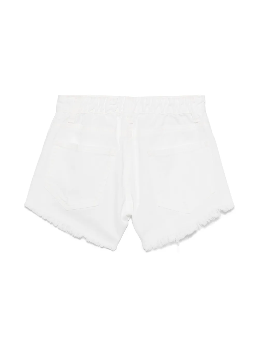 Miss Grant Kids Gerafelde shorts - Wit