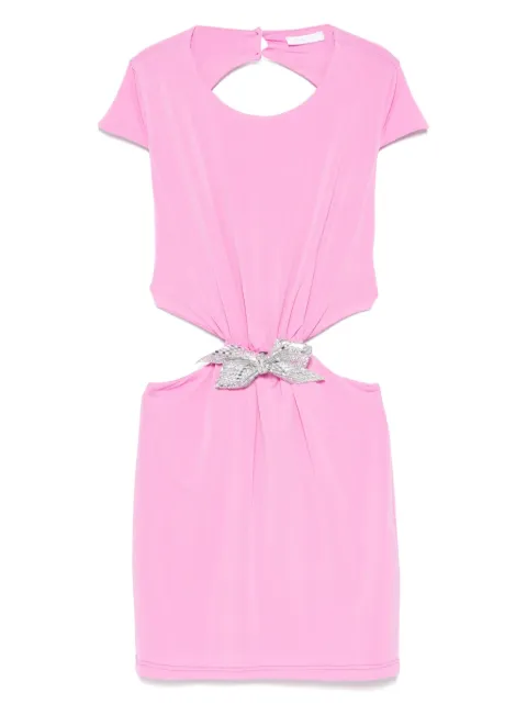 Miss Grant Kids bow-brooch dress