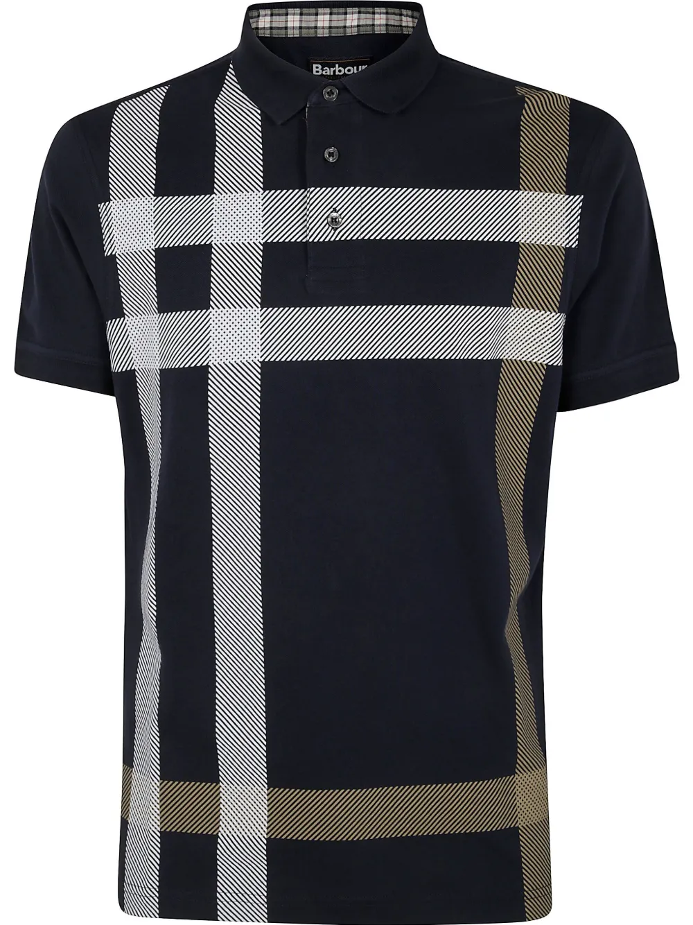Barbour チェッカー ポロシャツ - ブルー Barbour チェッカー ポロシャツ - ブルー