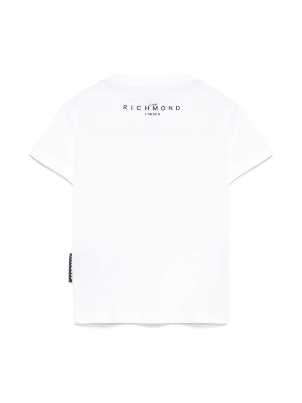 John Richmond Junior T-shirt met logoprint - Wit