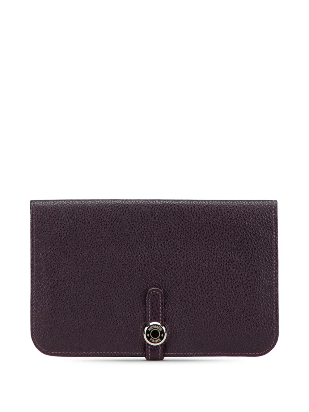 Hermès Pre-Owned 2008 Togo Dogon Wallet GM long wallets | Purple | Image 1