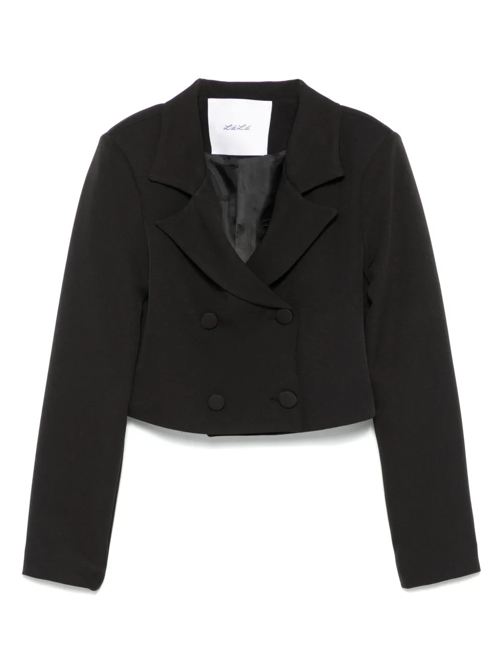 Miss Grant Kids Cropped blazer Zwart