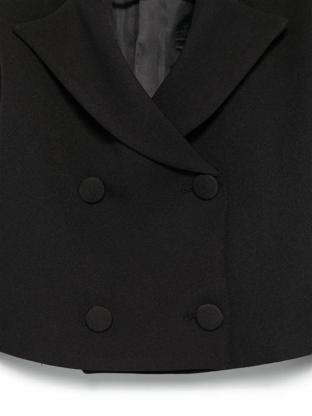 Miss Grant Kids Cropped blazer Zwart
