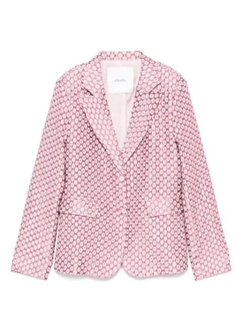 Miss Grant Kids patterned-jacquard blazer