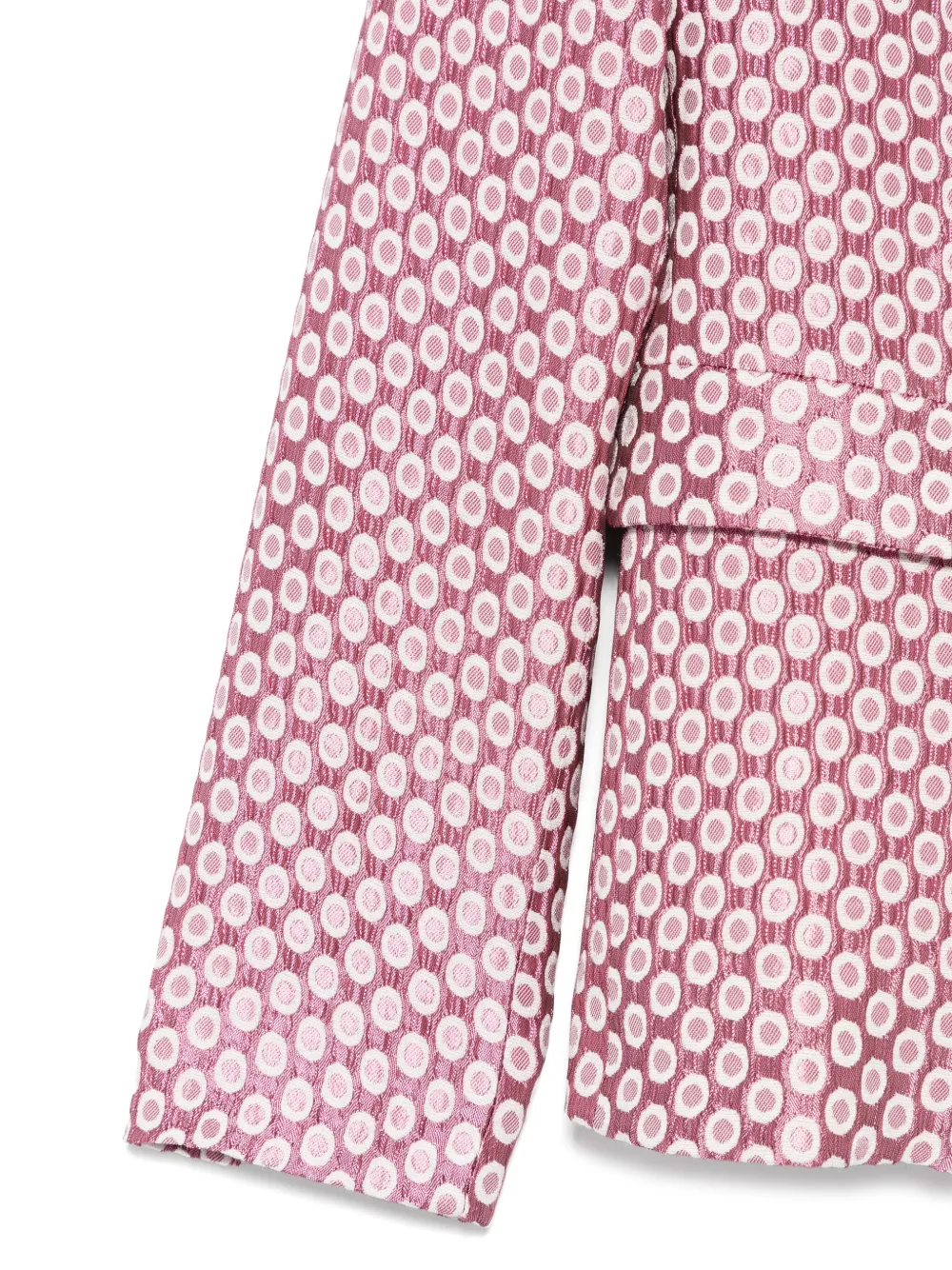 Miss Grant Kids Blazer met jacquard Roze