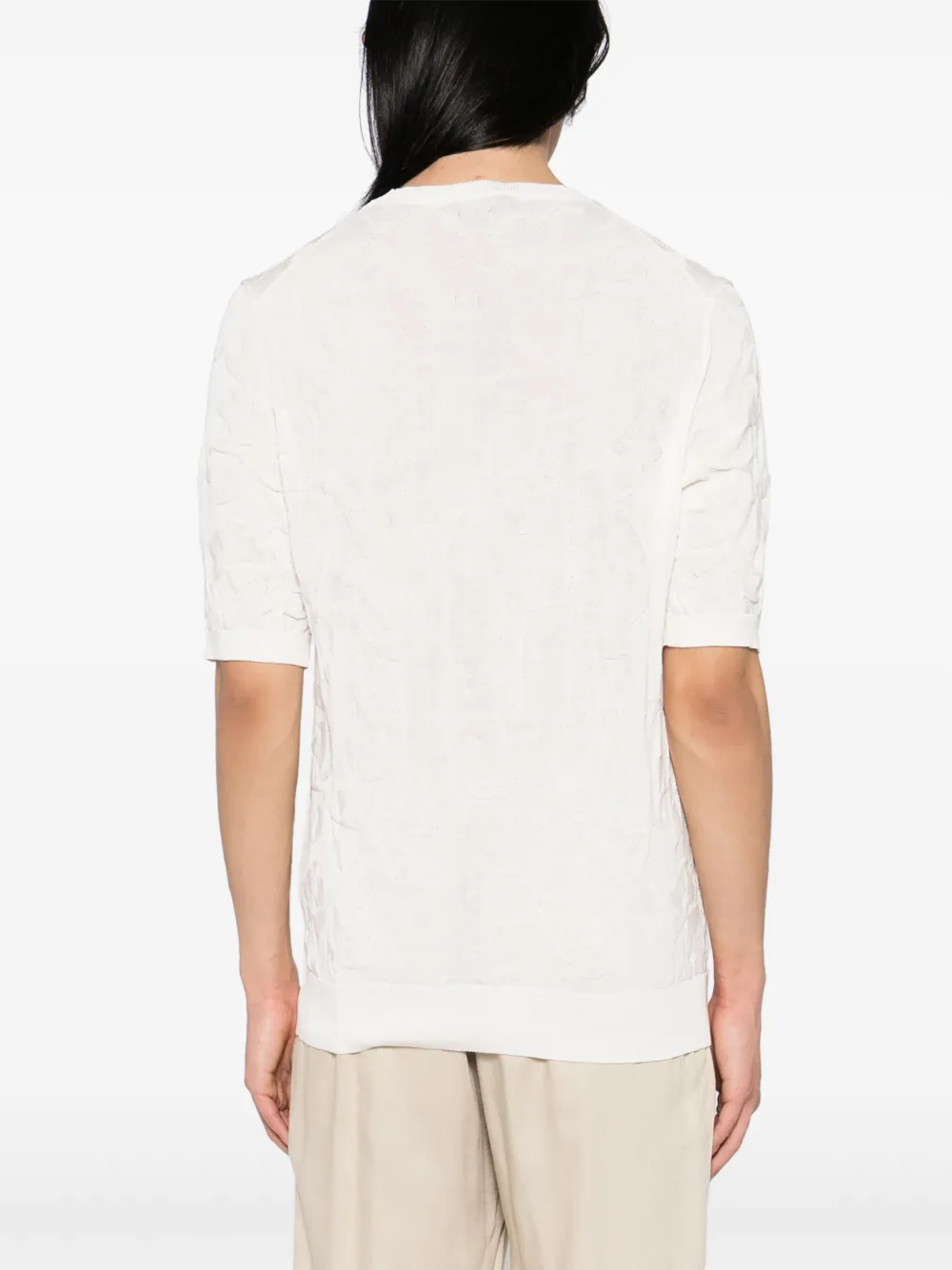 TAGLIATORE KNITTED T-SHIRT
