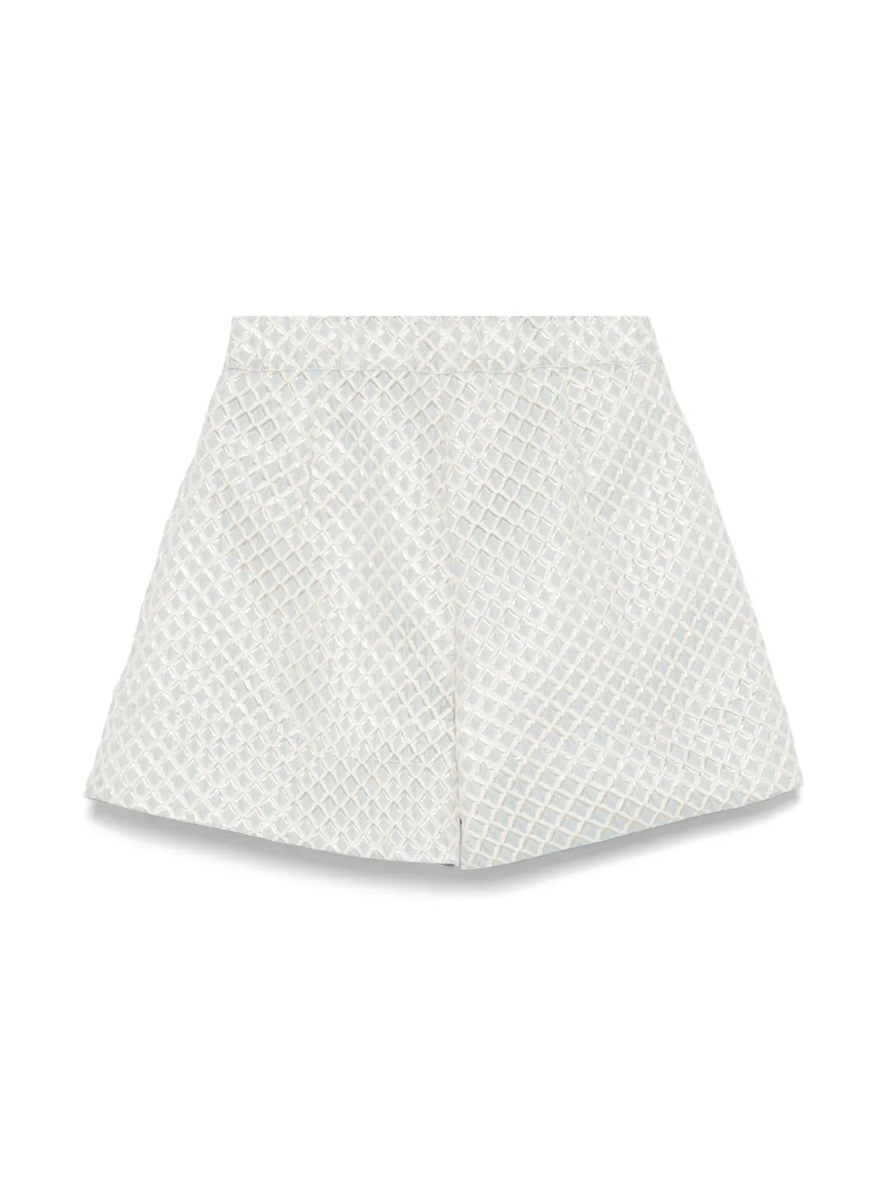 Miss Grant Kids Shorts met geometrisch patroon - Blauw