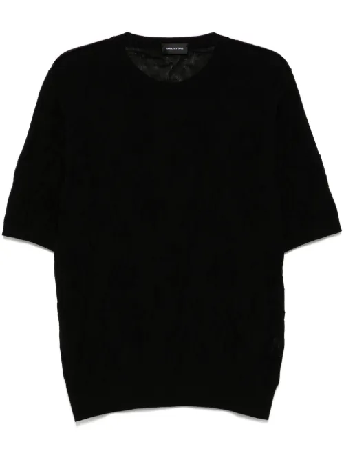 Tagliatore t-shirt en maille - Noir - Tagliatore - Modalova