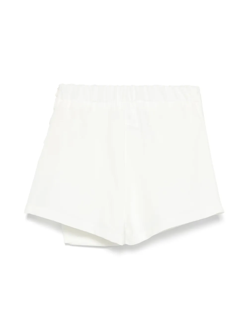 Miss Grant Kids Shorts met gelaagd detail - Wit