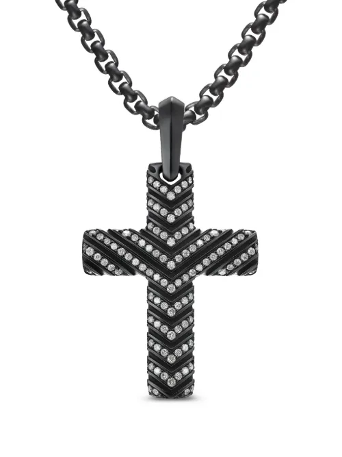 Collier Chevron Cross Pendant - David Yurman - Modalova