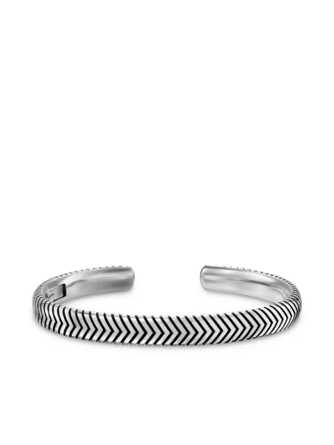 David Yurman brazalete en plata de ley