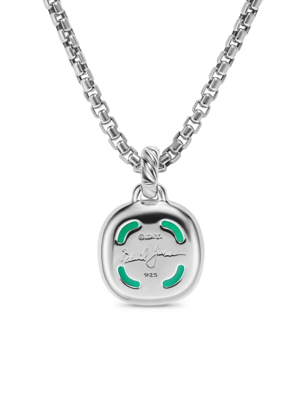 David Yurman Sterling Silver Albion Diamond Pendant In Silver