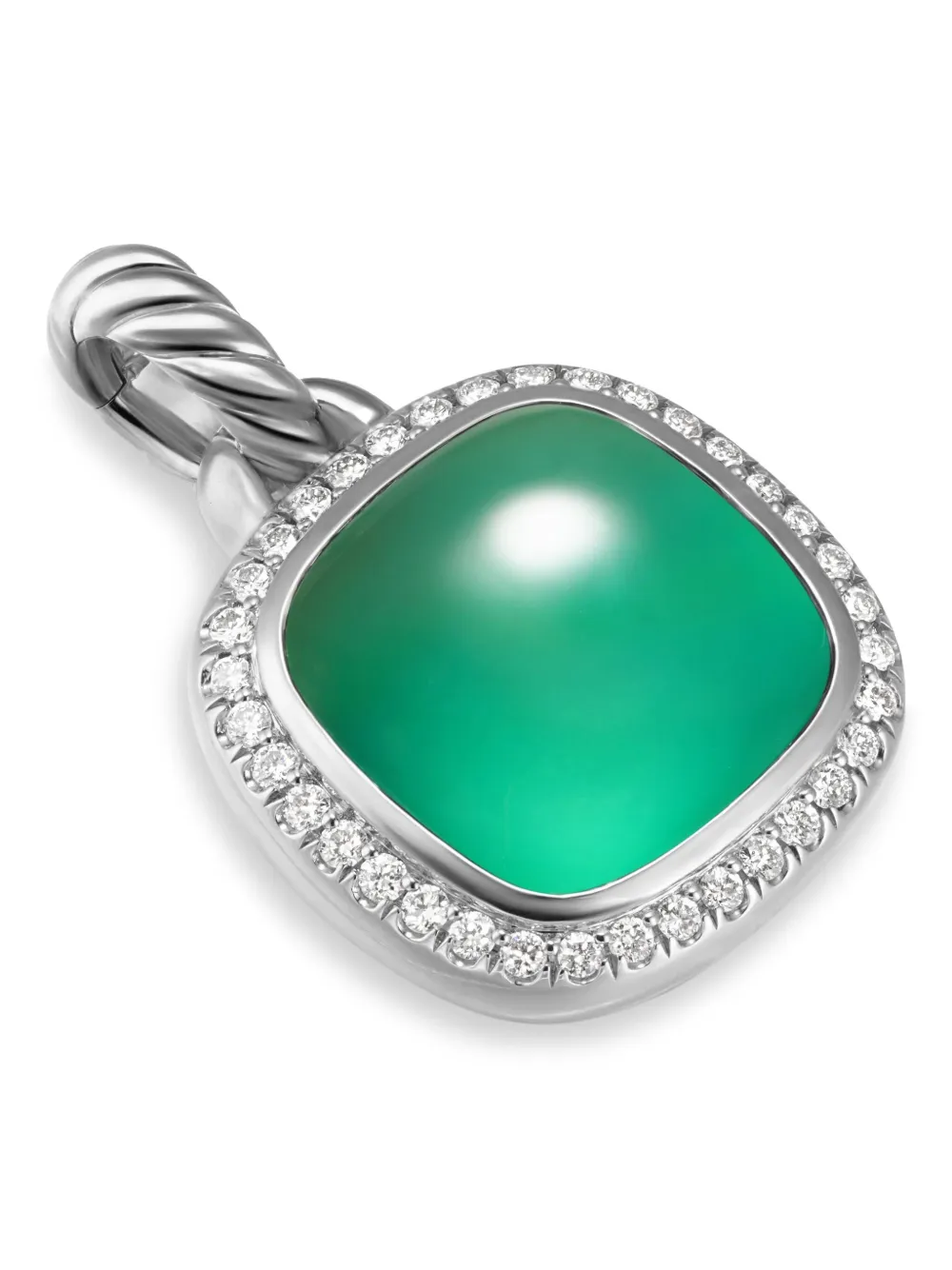 David Yurman Sterling Silver Albion Diamond Pendant In Silver