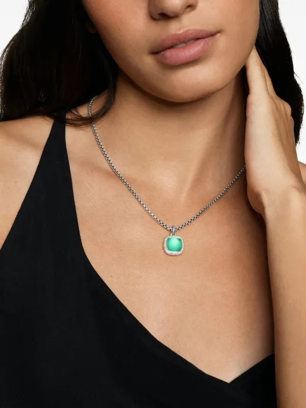 David Yurman Albion ダイヤモンド ペンダント ネックレス