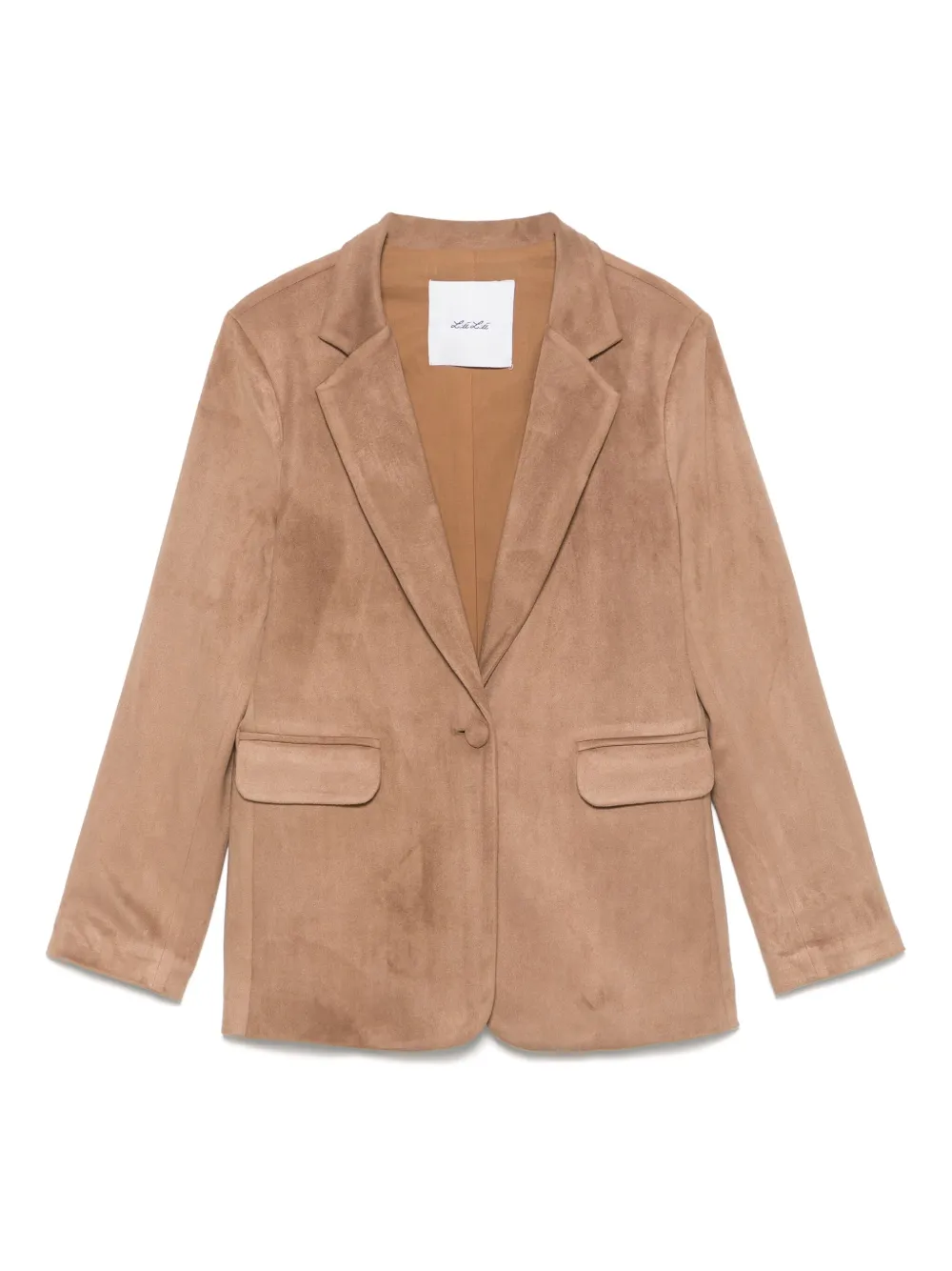 Miss Grant Kids Blazer met enkele rij knopen Bruin