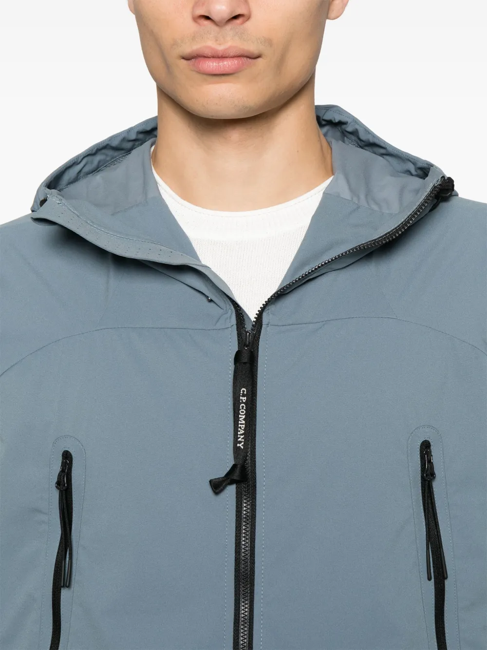 C.P. Company Jack met capuchon Blauw