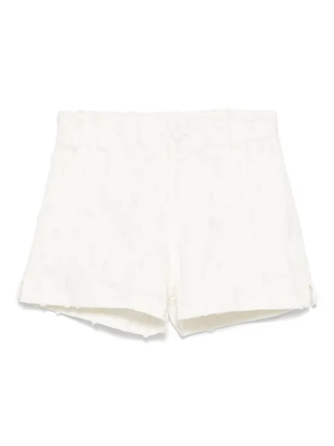 Miss Grant Kids distressed-effect denim shorts