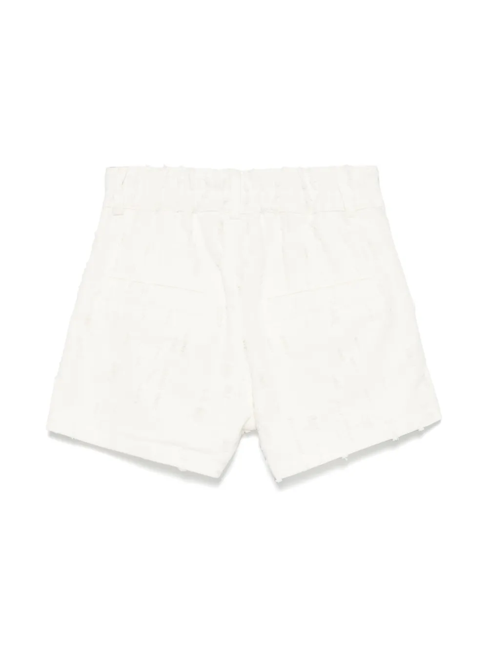 Miss Grant Kids Spijkershorts met - Wit