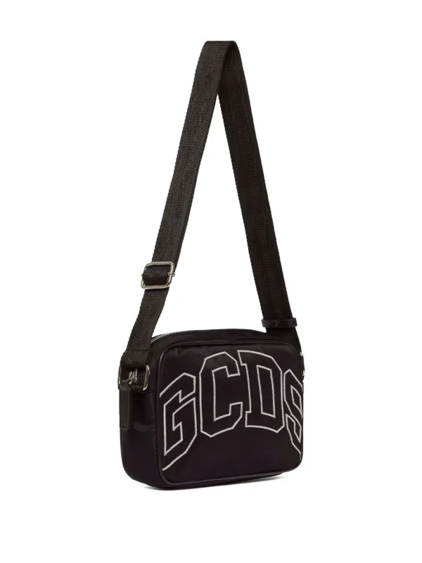◆GCDS◆ LOGO BELT BAG DKXAA21090WH GCDS logo-embroidered Belt Bag | Black | FARFETCH