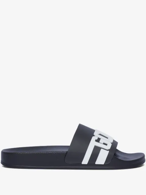 GCDS logo-embossed pool slides