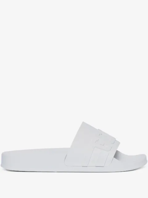 GCDS logo-embossed pool slides