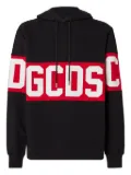 GCDS Band-logo hoodie - Black