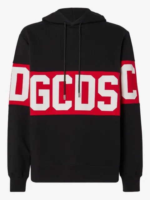 GCDS Felpa con logo e cappuccio
