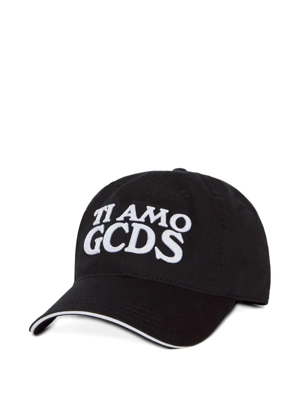 GCDS Ti Amo baseball cap | Black | Image 1