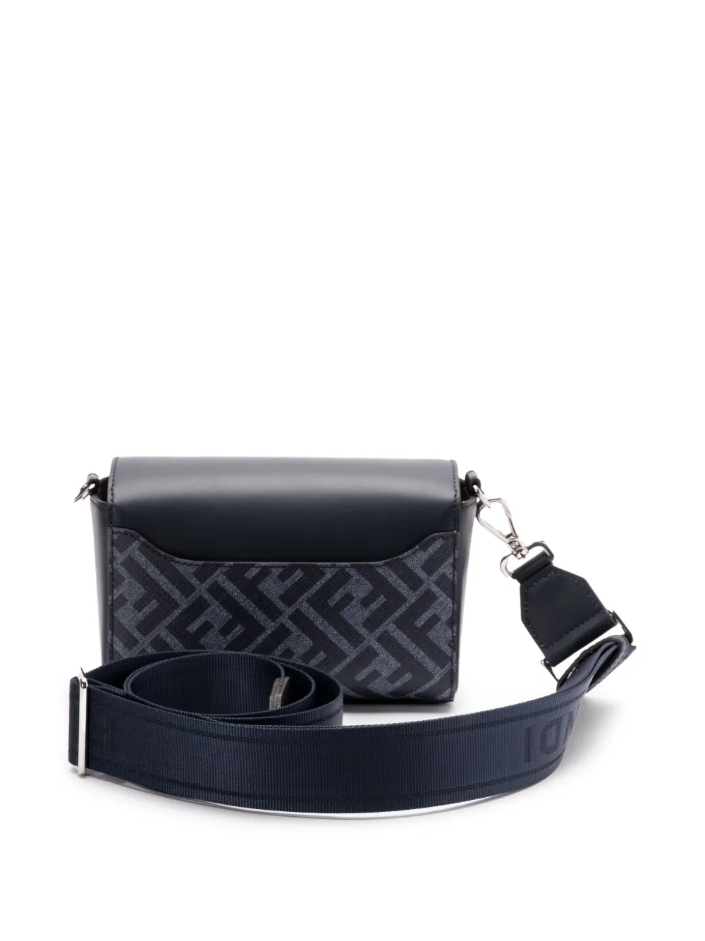 FENDI FF Squared messenger bag - Blauw