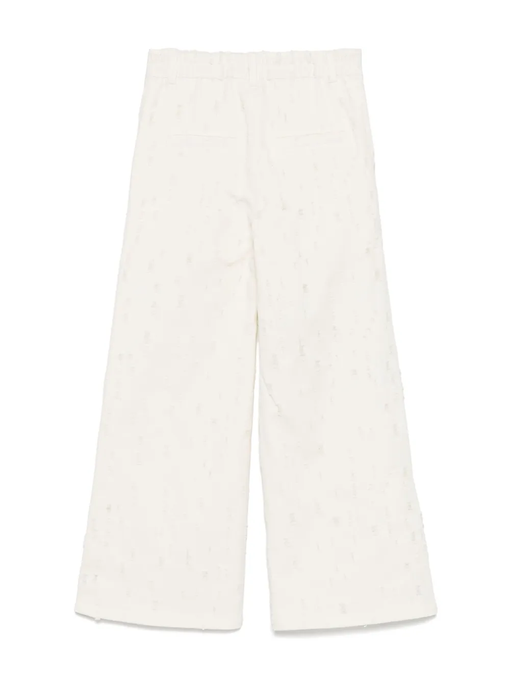 Miss Grant Kids cotton trousers - Beige