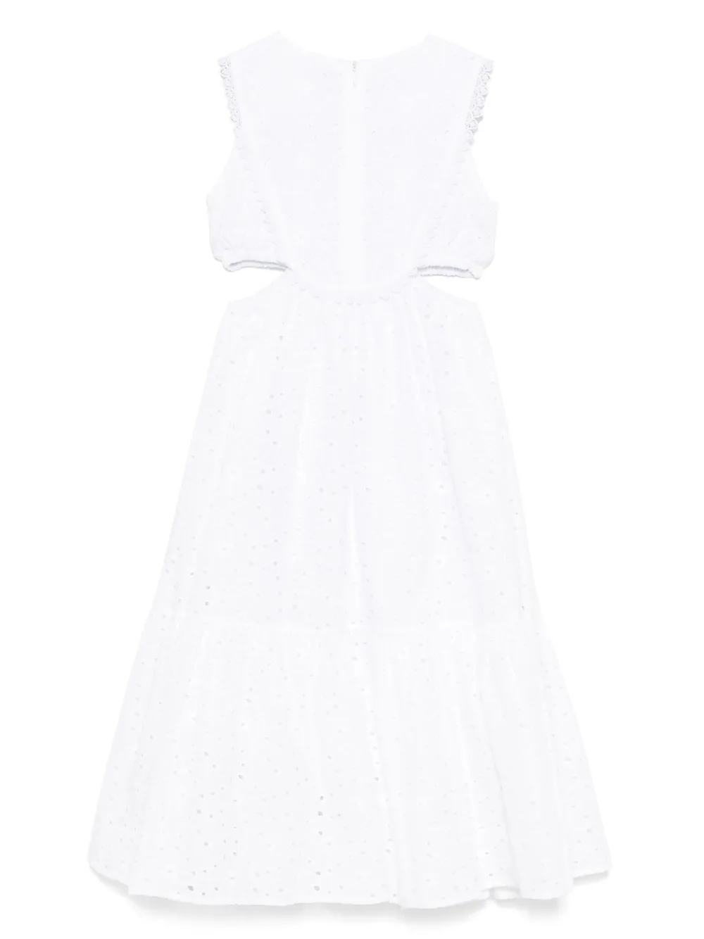 Miss Grant Embroidered Dress In White