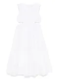 Miss Grant Kids embroidered dress - White